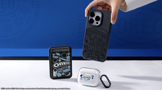 CASETiFY X OREO推出全新限量聯乘系列！超可愛OREO磁力無線充電器、防摔竹纖手機保護殼等（附購買連結）