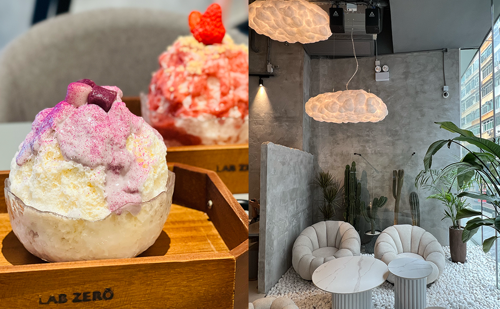 超美雲朵Café「LAB ZERÕ」登陸尖沙咀！主打日式刨冰＋限定聯乘THE BAKERISM 獨家推出「芋泥芋圓牛乳刨冰」