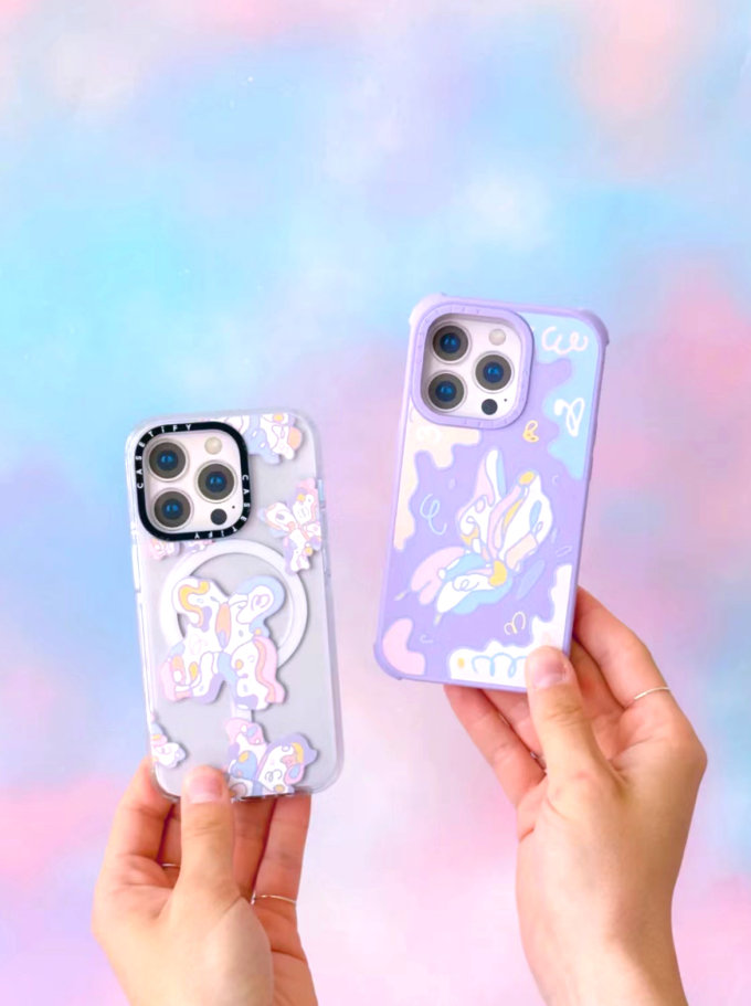 夢幻粉紅漸變手機殼！CASETiFY X 英國藝術家 Sebastian Sochan 聯乘系列以夕陽、天空及鮮花作靈感推出Pastel色手機殼（附購買連結）