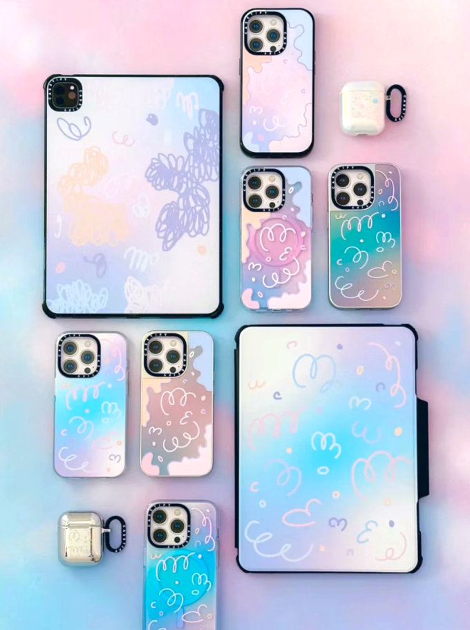夢幻粉紅漸變手機殼！CASETiFY X 英國藝術家 Sebastian Sochan 聯乘系列以夕陽、天空及鮮花作靈感推出Pastel色手機殼（附購買連結）
