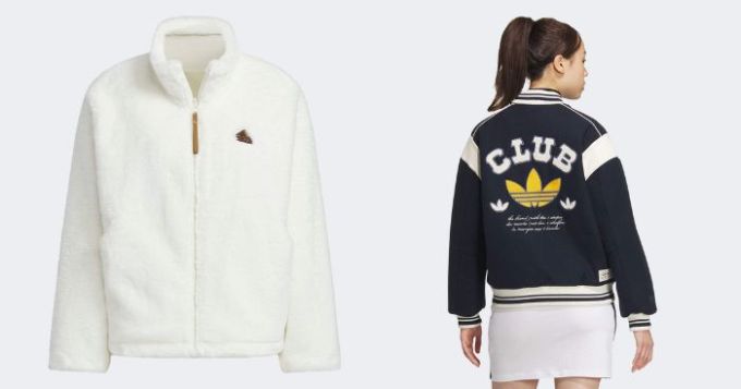 外套女生推薦2024｜20件adidas薄風褸/羽絨外套/毛毛外套/棒球運動外套 