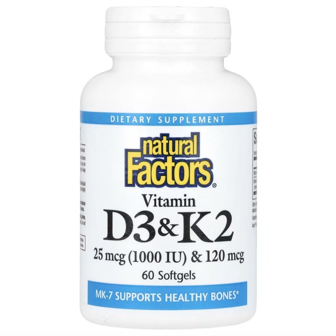 維生素D3 K2功效/攝取量/適合人群全攻略！附10款iHerb維他命K2 D3推薦